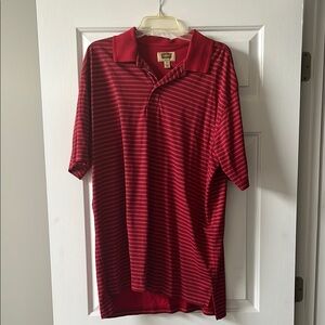The Foundry Quick Dri Red Polo